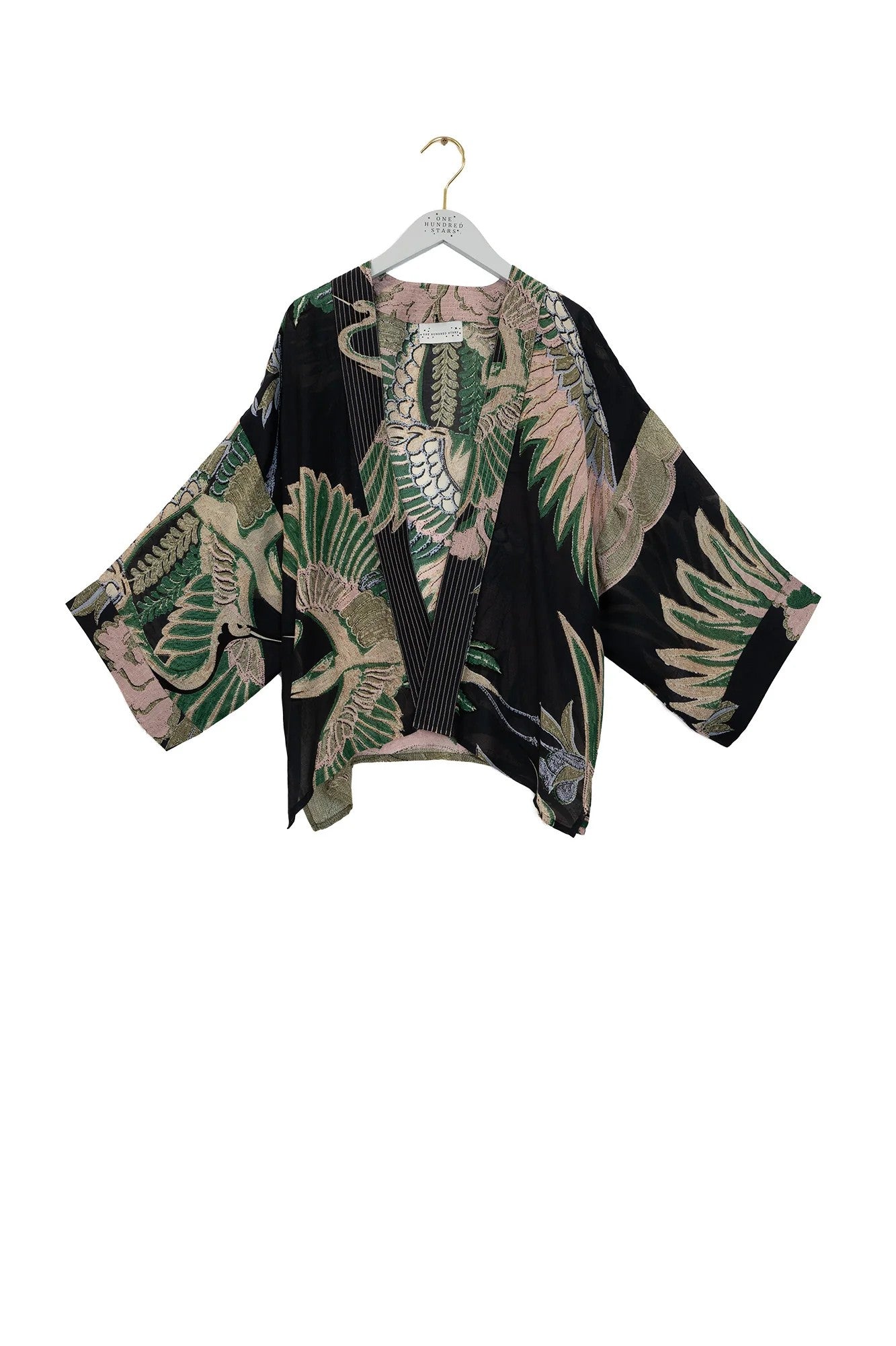 Kort kimono - One hundred stars