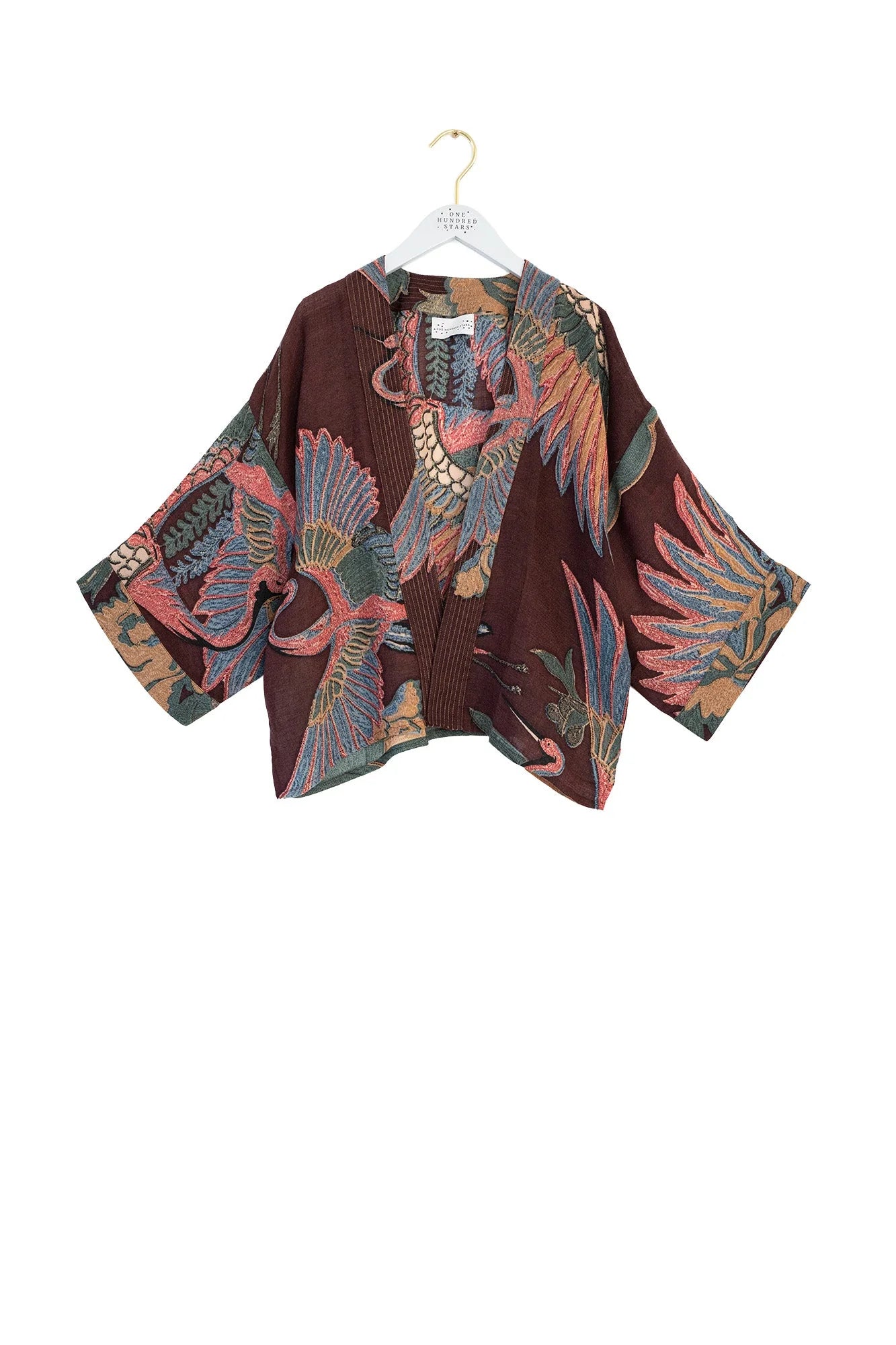 Kort kimono ull