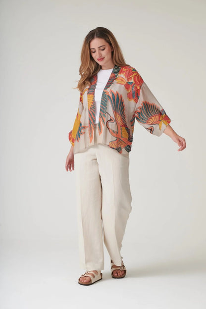 Kort kimono - One hundred stars