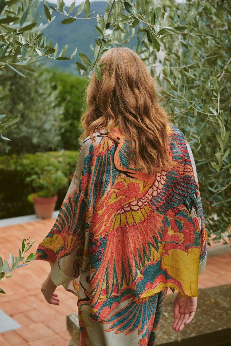 Kort kimono - One hundred stars