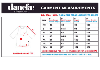T - shirt Basic Glad - Danefae