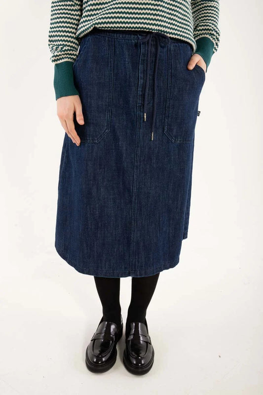 Denimkjol Prime - Danefae - Marin - XS - Daneprimekjol - denim - XS