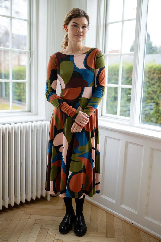 Trikåklänning Sigrid Black Trops