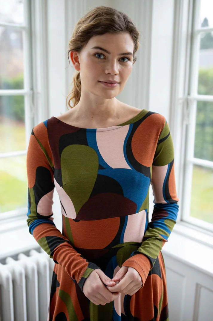 Trikåklänning Sigrid Black Trops