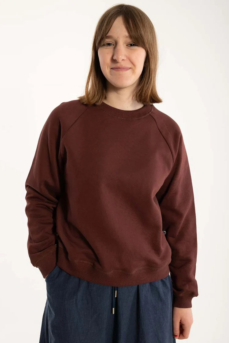 Tröja Sweet Mama Moletom - Danefae - Brun - XS - Danemamamoletomsweat - bordeaux - XS