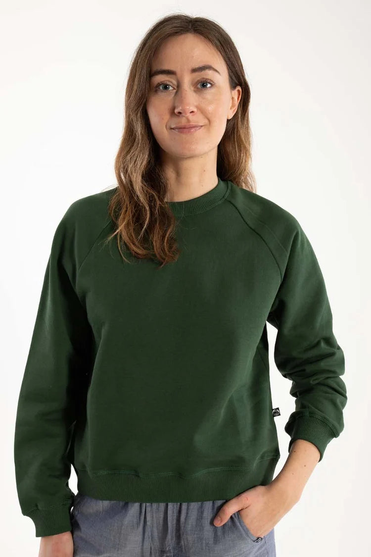 Tröja Sweet Mama Moletom - Danefae - Grön - XS - Danemamamoletomsweat - Deepgreen - XS