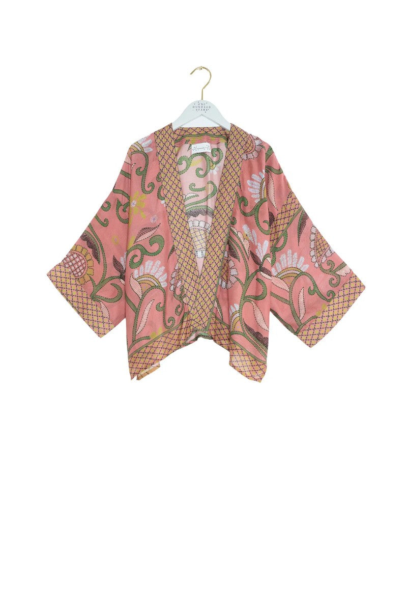 Kort kimono Giant Kantha Dusk