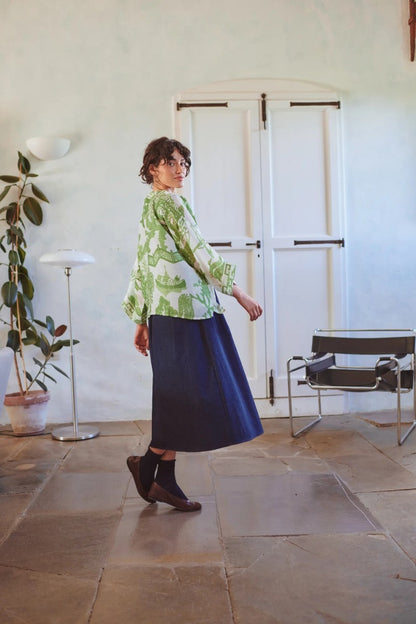 Kort kimono Giant Willow Green