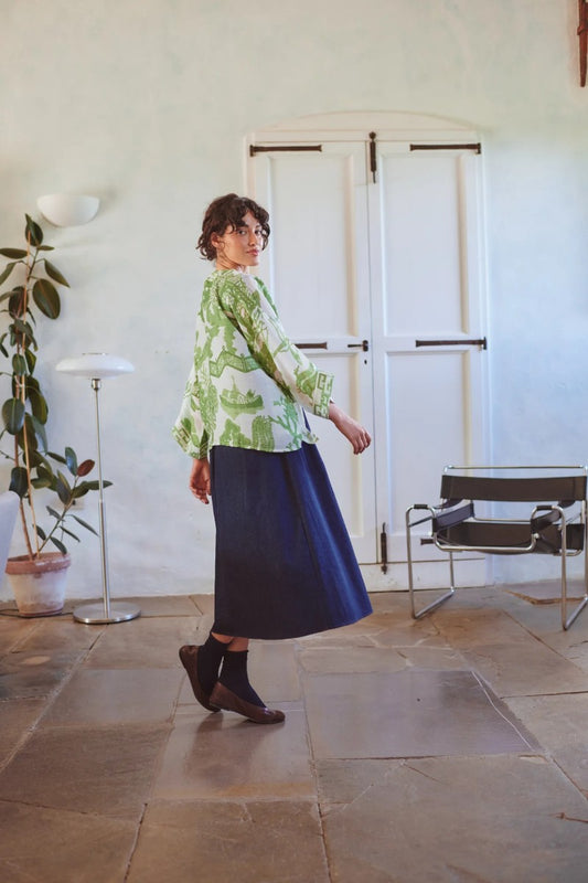 Kort kimono Giant Willow Green