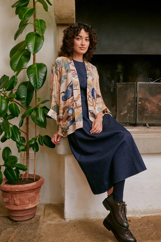 Kort kimono Hummingbird Nude