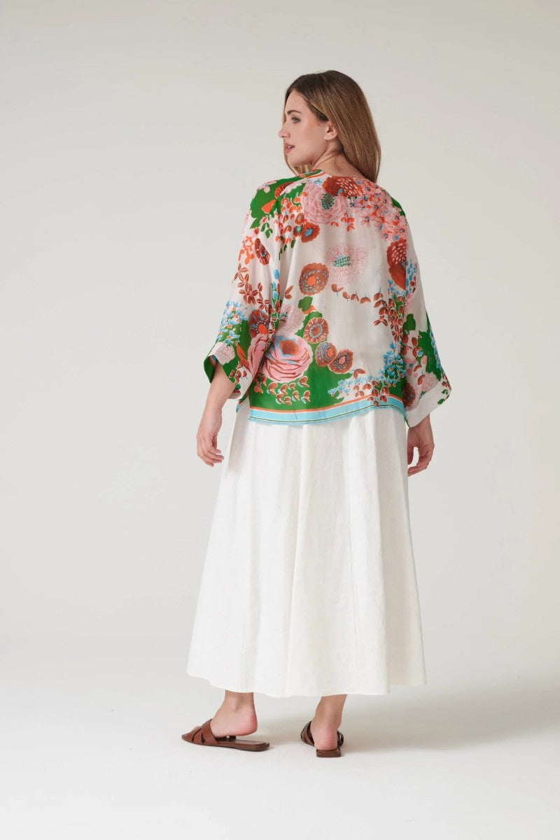 Kort kimono - One hundred stars