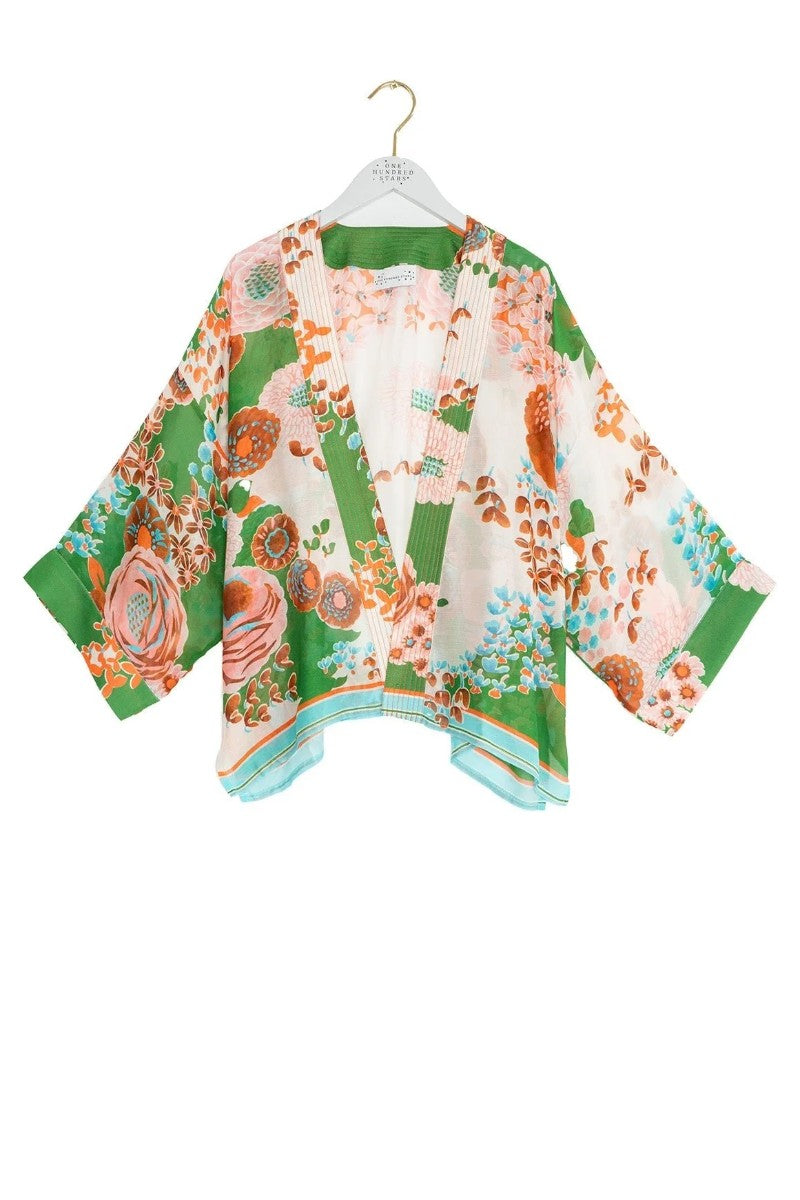 Kort kimono - One hundred stars