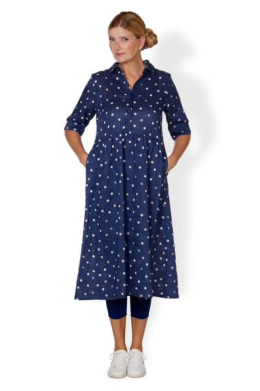 Viscoseklänning My Dotty Skye Line