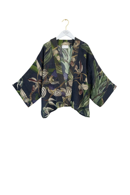 Kort kimono ull