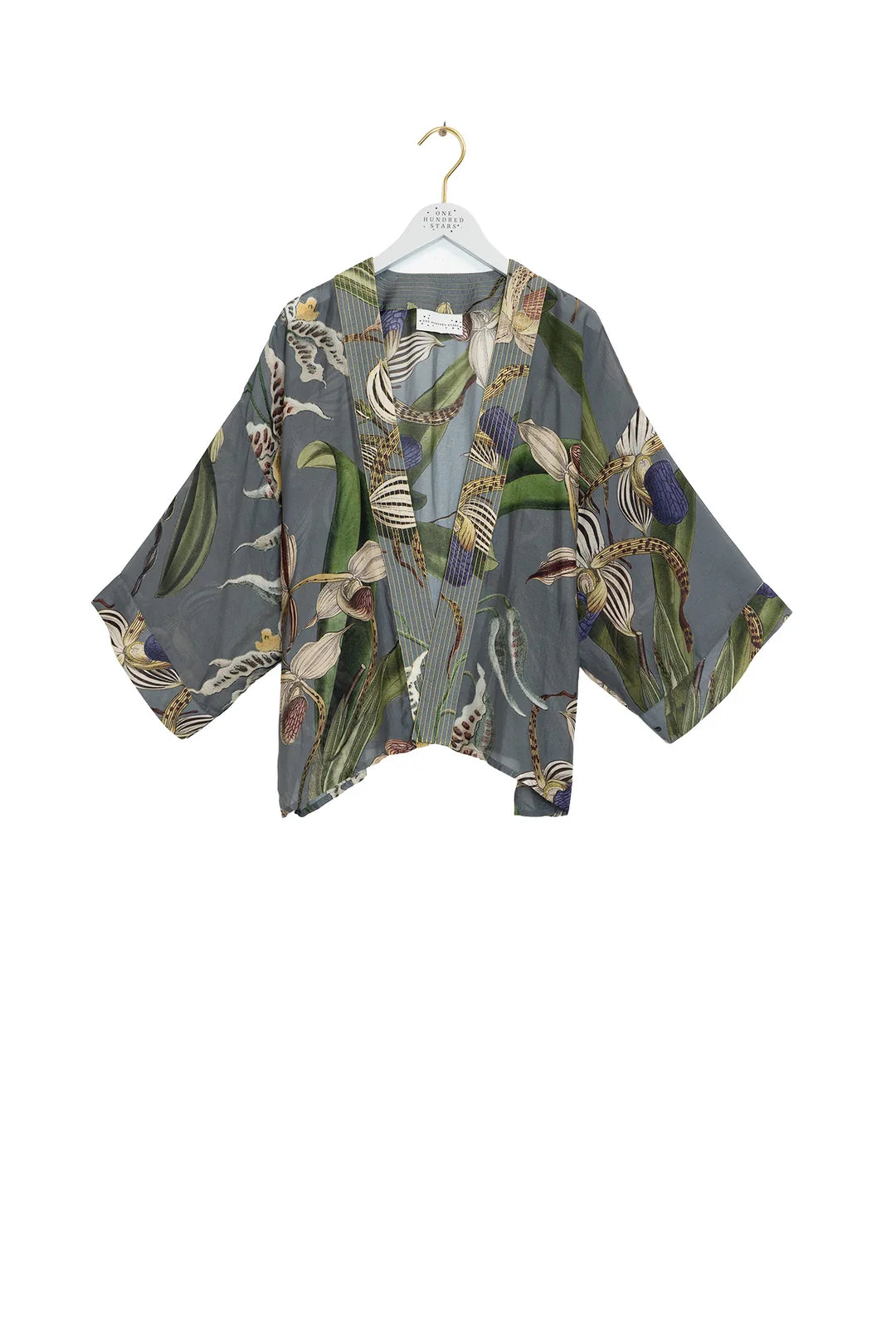 Kort kimono Orchid Grey - One hundred stars