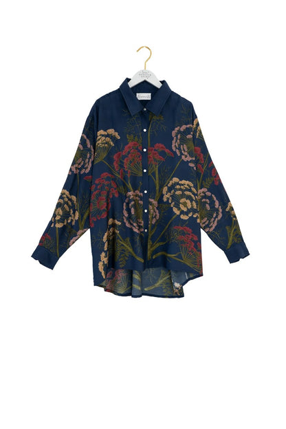Oversized shirt Parsleyseed Navy - One hundred stars