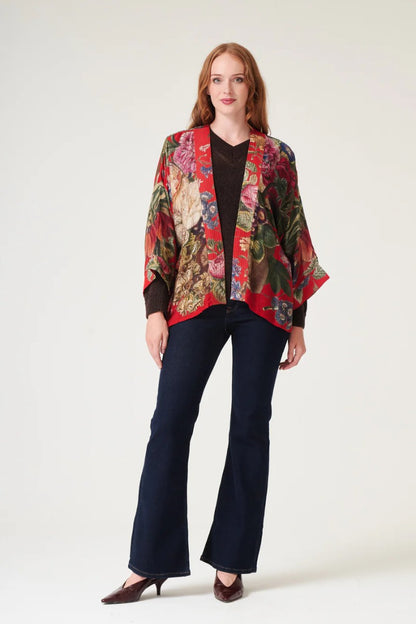 Kort kimono - One hundred stars