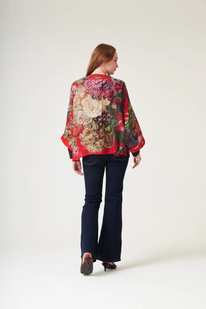 Kort kimono - One hundred stars