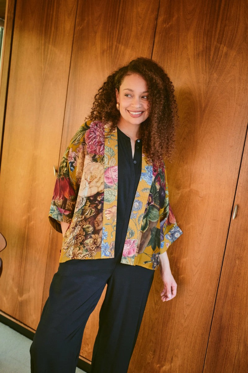 Kort kimono Primula Gold