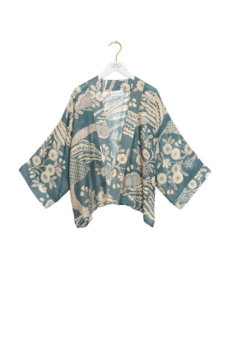 Kort kimono Rosa Blue