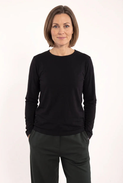 Merry Wool Tee - Danefae - Svart - XS - Danemerrywooltee - svart - XS