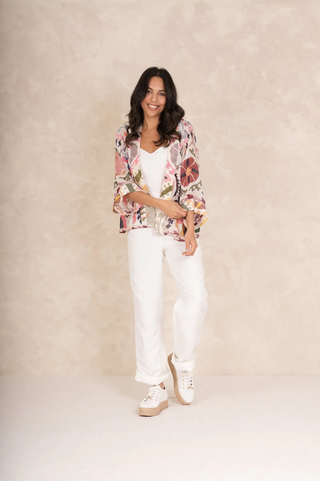 Kort kimono - One hundred stars
