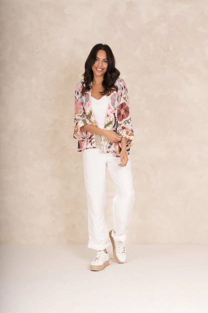 Kort kimono - One hundred stars