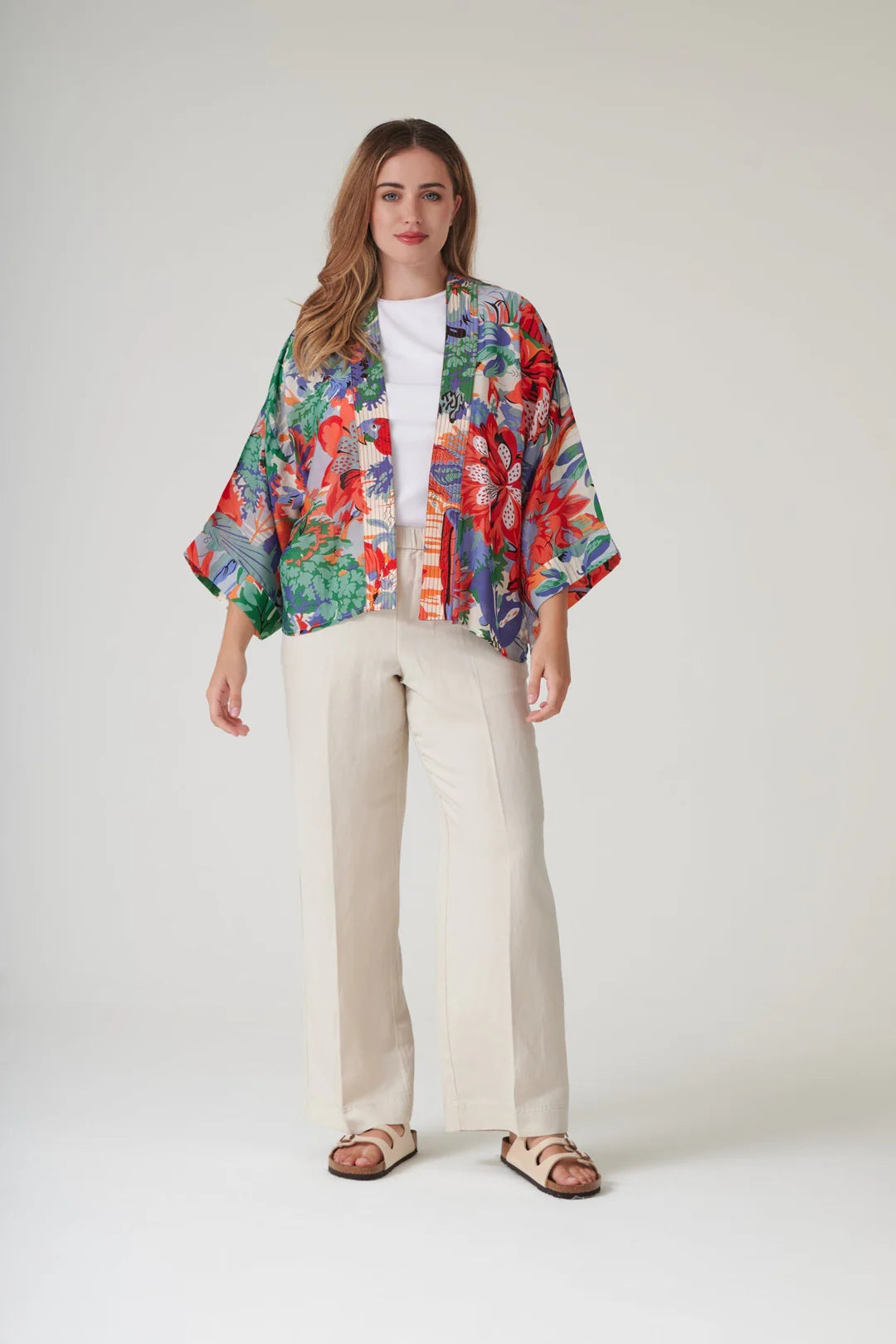 Kort kimono - One hundred stars