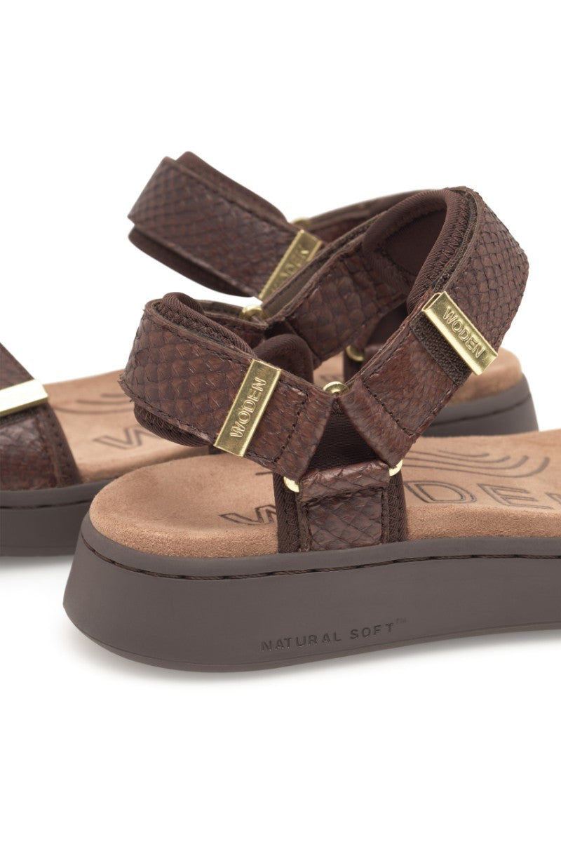 Sandaler Line Laxskinn