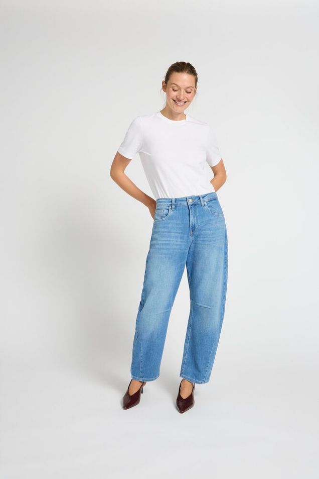 Jeans Anni i barrelform - Pulz