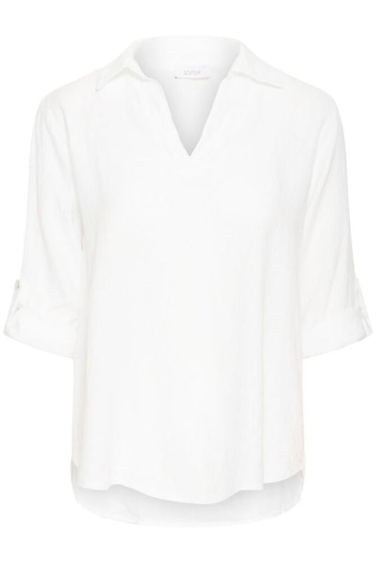 Bussarongskjorta - Sorbet - Vitt - M - Sbfontanellblus - vit - M