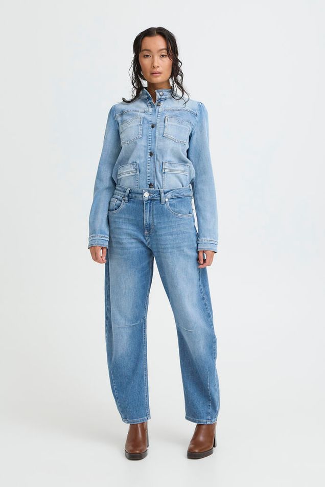 Jeans Anni i barrelform - Pulz