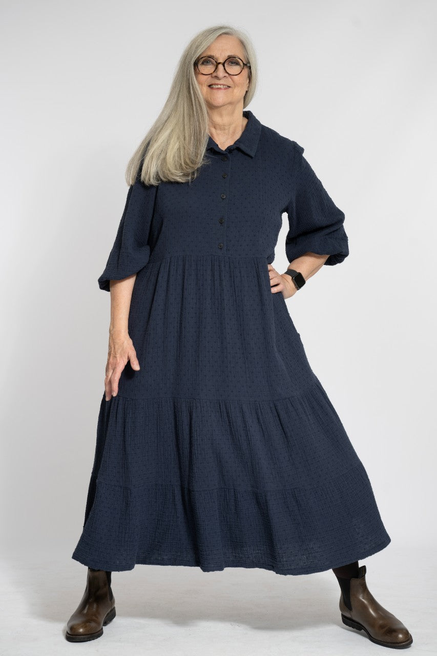 Volangklänning Dots