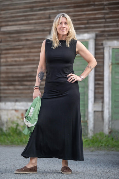 Olive skirt