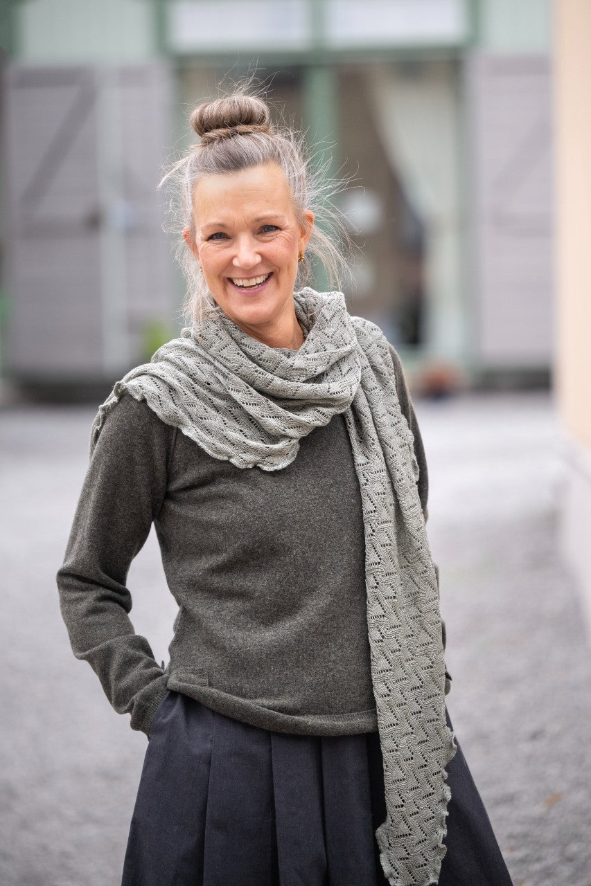Cashmere pullover - BTF Copenhagen - Grön - XL - BTF50068 - Drkarmymelange - XL