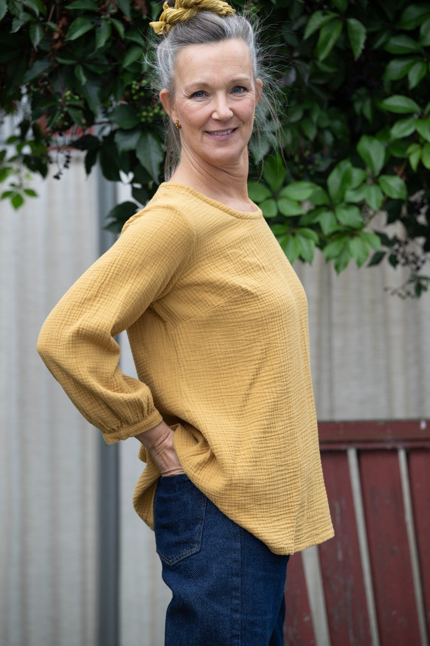 Tunika i bomullsmuslin - Karin Sömmare