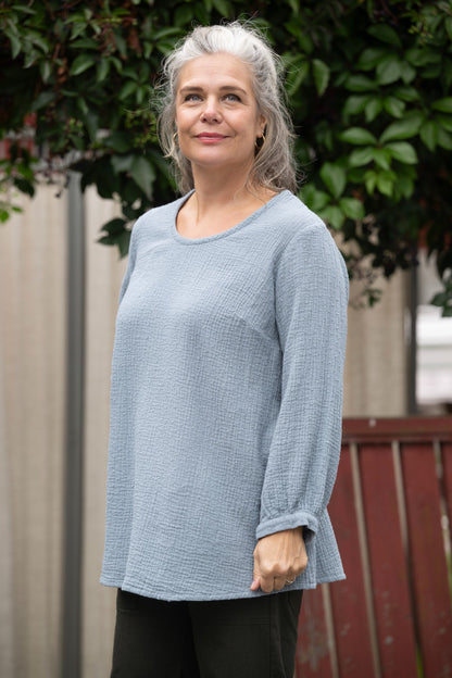 Tunika i bomullsmuslin - Karin Sömmare