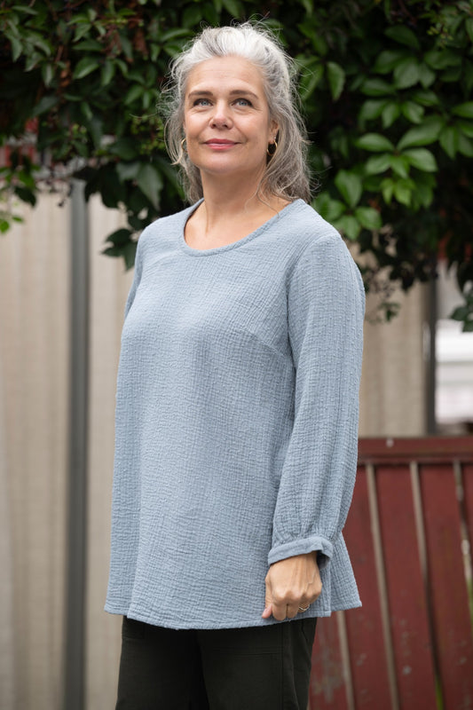 Tunika i bomullsmuslin - Karin Sömmare