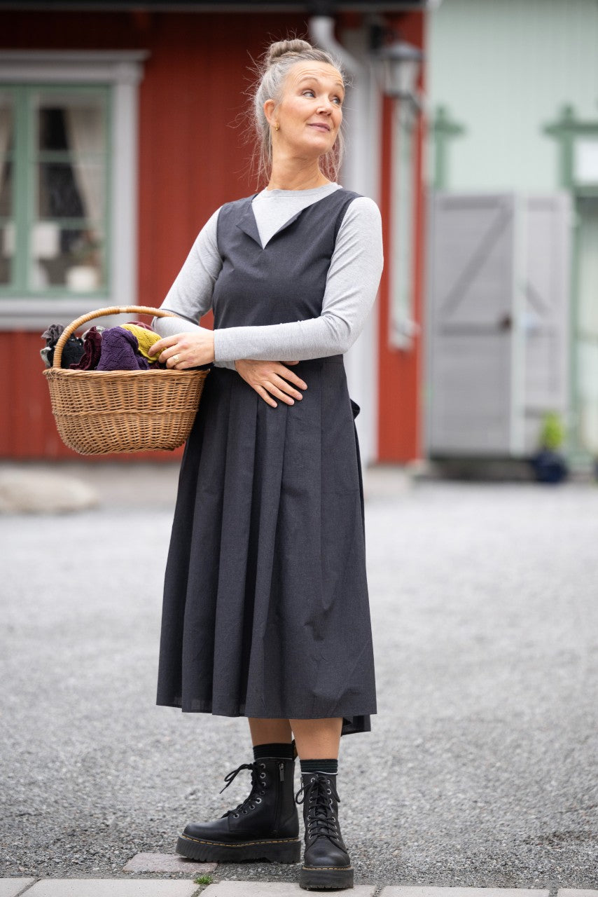 Västklänning Christiane - Grobund - Grått - S - Gro1811 - grå - S