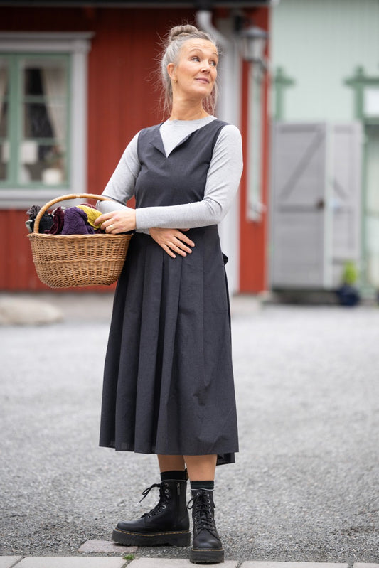 Västklänning Christiane - Grobund - Grått - S - Gro1811 - grå - S