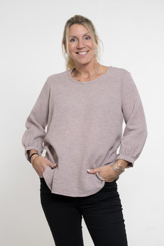 Tunika i bomullsmuslin - Karin Sömmare