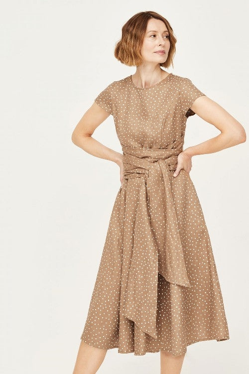 Klänning Jasmine - Thought - Brun - 44 - Tho6271 - Brun - 44